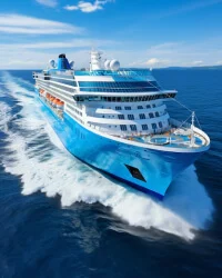 Modern cruise terminal parking